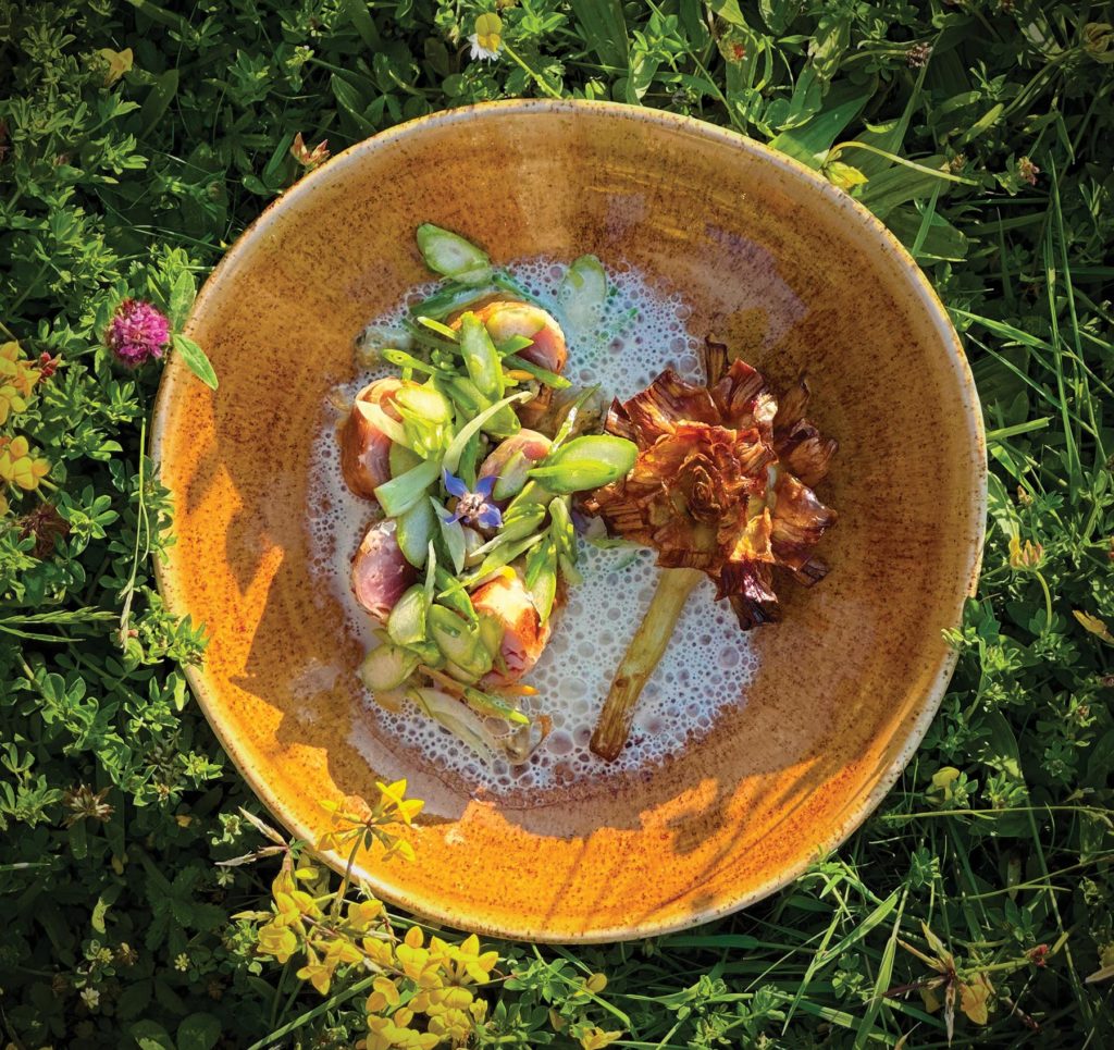 Plat gastronomique du Chef Illouz